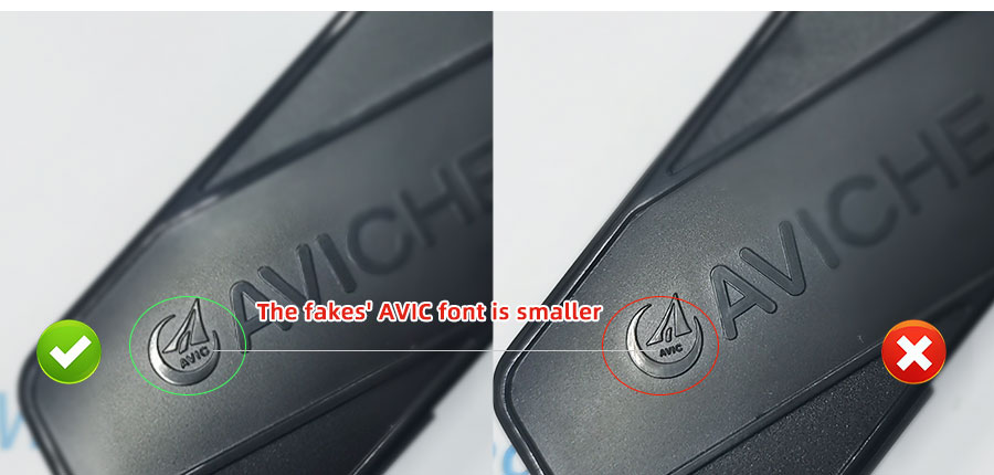 Authentic AVICHE vs fake - what is the difference