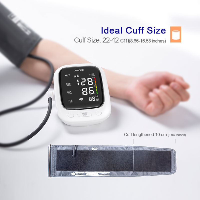 Blood Pressure Monitor, Blood Pressure Machine Extra Large Cuff Upper Arm,  BP Cuff Automatic Upper Arm with 22-42 cm Wide-Range Large Cuff 60 Groups