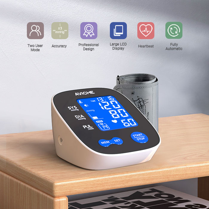 Introducing AVICHE Rechargeable Blood Pressure Monitor HD10: Your Reliable  Health Companion